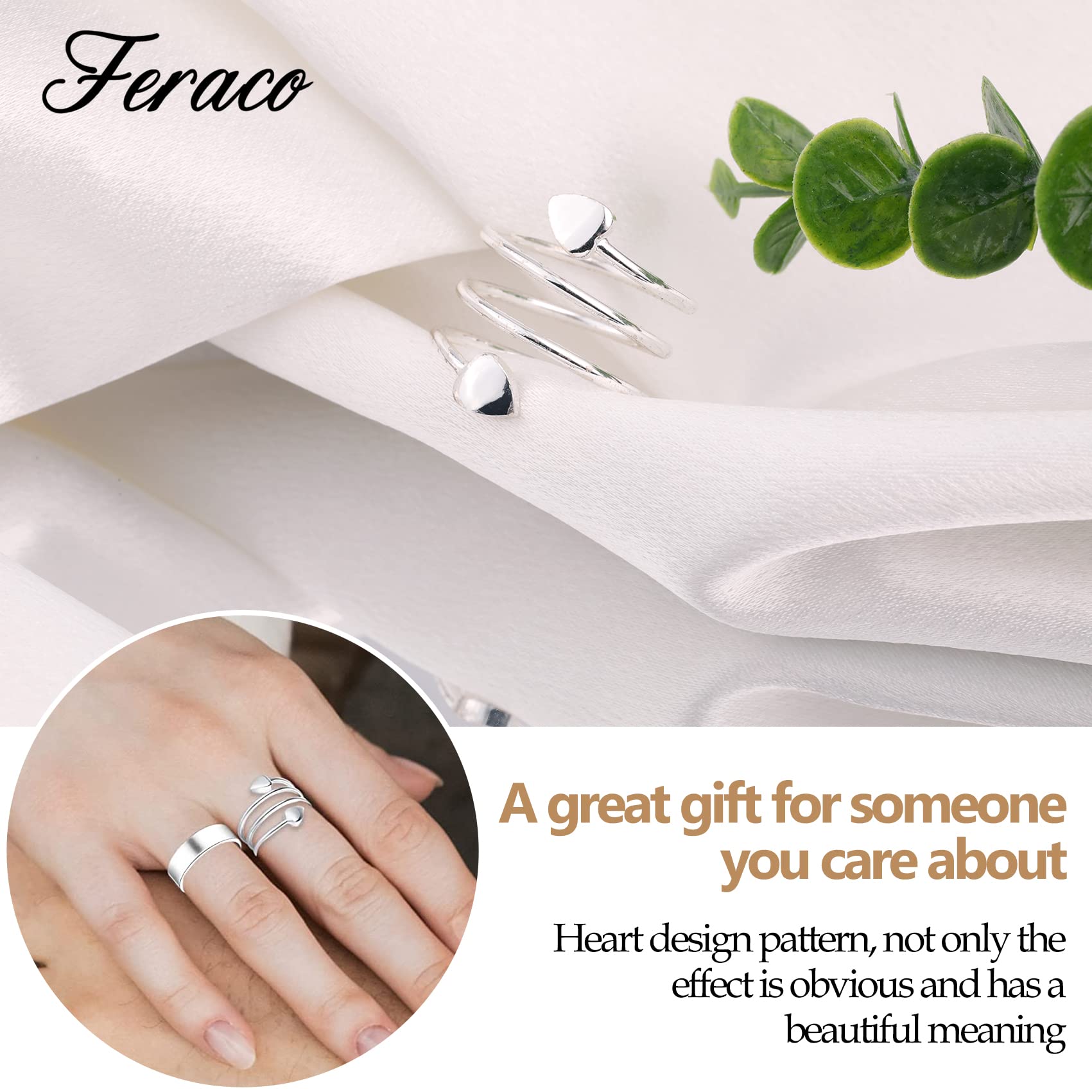 Feraco: bague magnétique cuivre pouce, allure lumineuse et moderne.