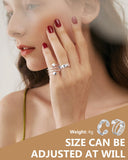 Feraco bague magnétique cuivre pur fleur, accessoire discret pour toutes occasions.