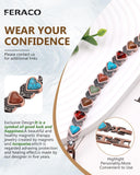 Feraco bracelet ajustable-avec-3-attaches: ajustement personnalisé pour un confort durable