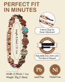 Feraco bracelet ajustable avec outil de dimensionnement inclus, ajustement rapide.