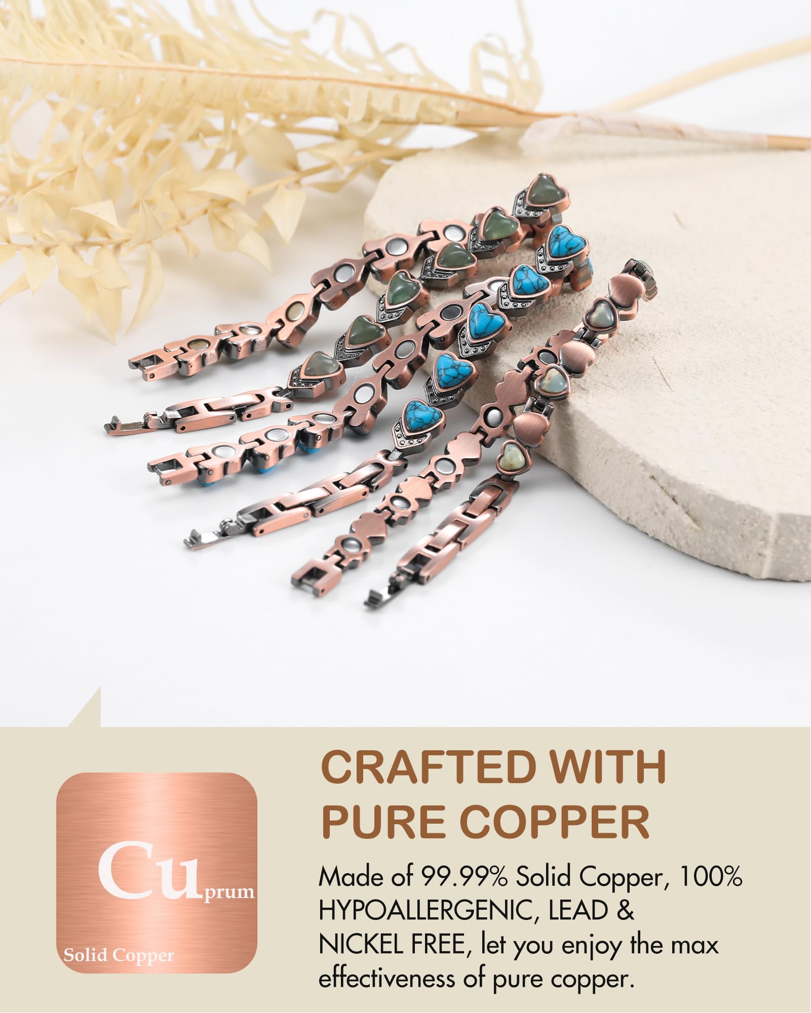 Feraco bracelet ajustable – outil de taille inclus pour un ajustement parfait.
