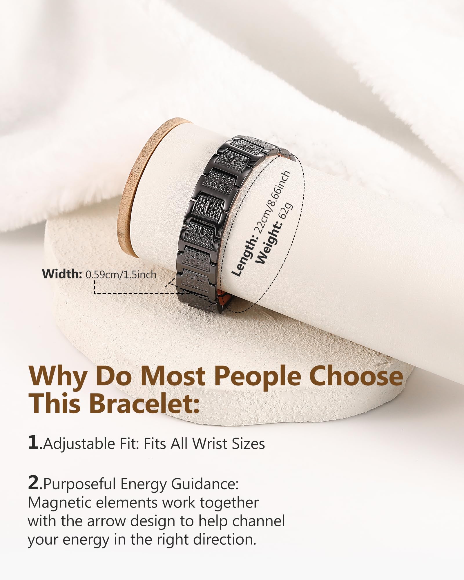 Feraco bracelet ajustable poignet outil, ajuste facilement pour un porté parfait