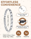 Feraco bracelet cadeau Noël argent, look chic