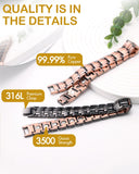 Feraco bracelet cuivre homme, finition laquée résistante et durable.
