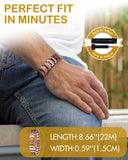 Feraco bracelet cuivre homme, emballage cadeau élégant.