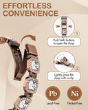 Feraco bracelet cuivre longueur 21,3 cm pour ajustement personnalisé.