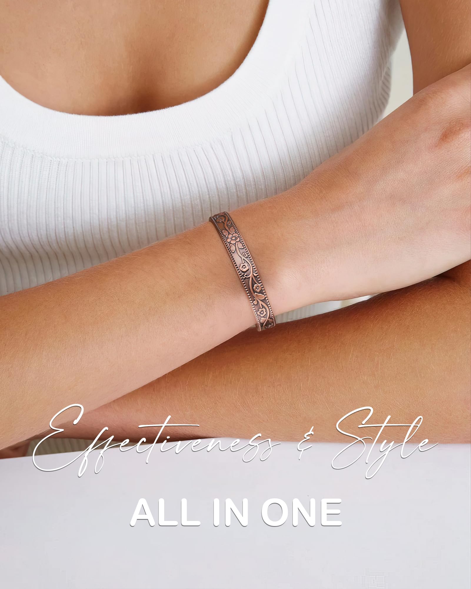 Feraco bracelet porté au poignet, allure légère et élégante.