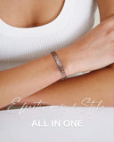 Feraco bracelet porté au poignet, allure légère et élégante.