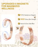 Bracelet Feraco en cuivre pur 99,99%, hypoallergenique et durable