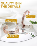 Feraco bracelet cuivre avec aimants neodyme, style moderne et élégant