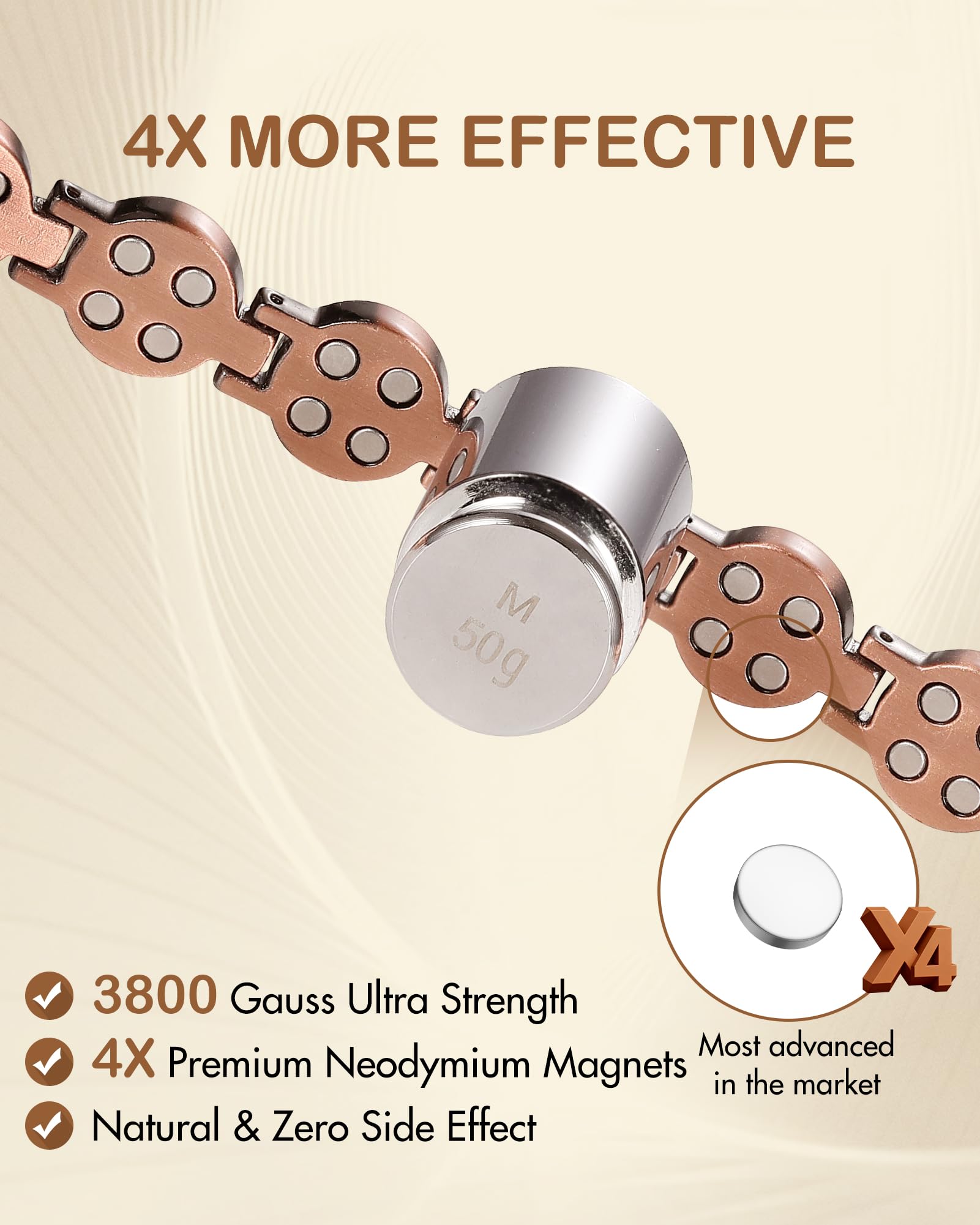 Feraco bracelet avec cristaux autrichiens, éclat lumineux pour toutes occasions