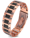 Bracelet Feraco en cuivre 3x-force prêt à être porté confortablement au quotidien.