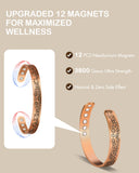 Feraco bracelet cuivre avec aimants 3800 gauss pour un confort potentiel.