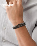 Feraco bracelet cuivre et aimants, matériau durable et chic.