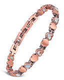 Feraco bracelet cuivre Bohemia, bijou élégant pour une allure quotidienne.
