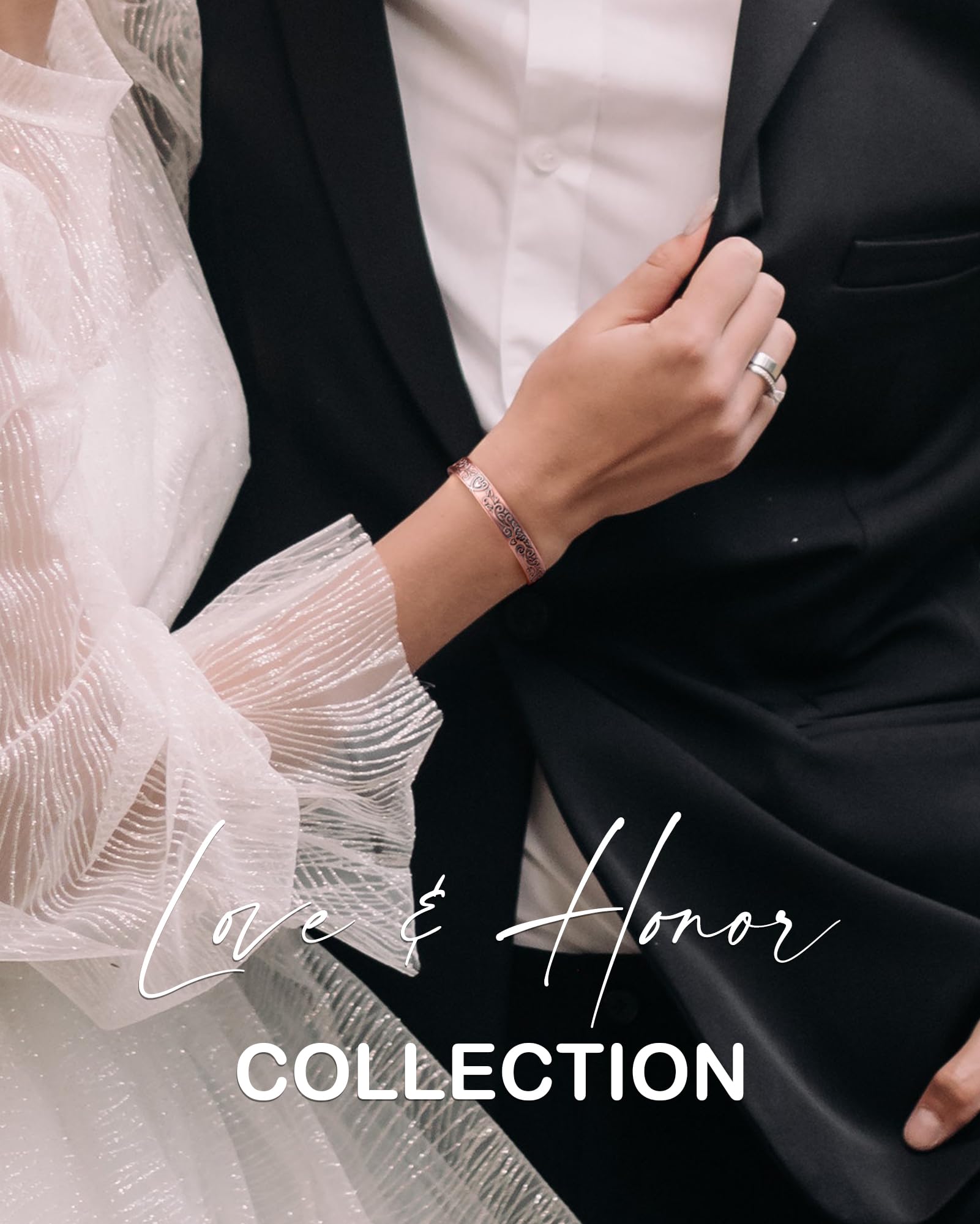 Feraco bracelet cuivre livré dans une boîte cadeau élégante.