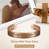 Feraco bracelet cuivre coffret cadeau élégant prêt à offrir.