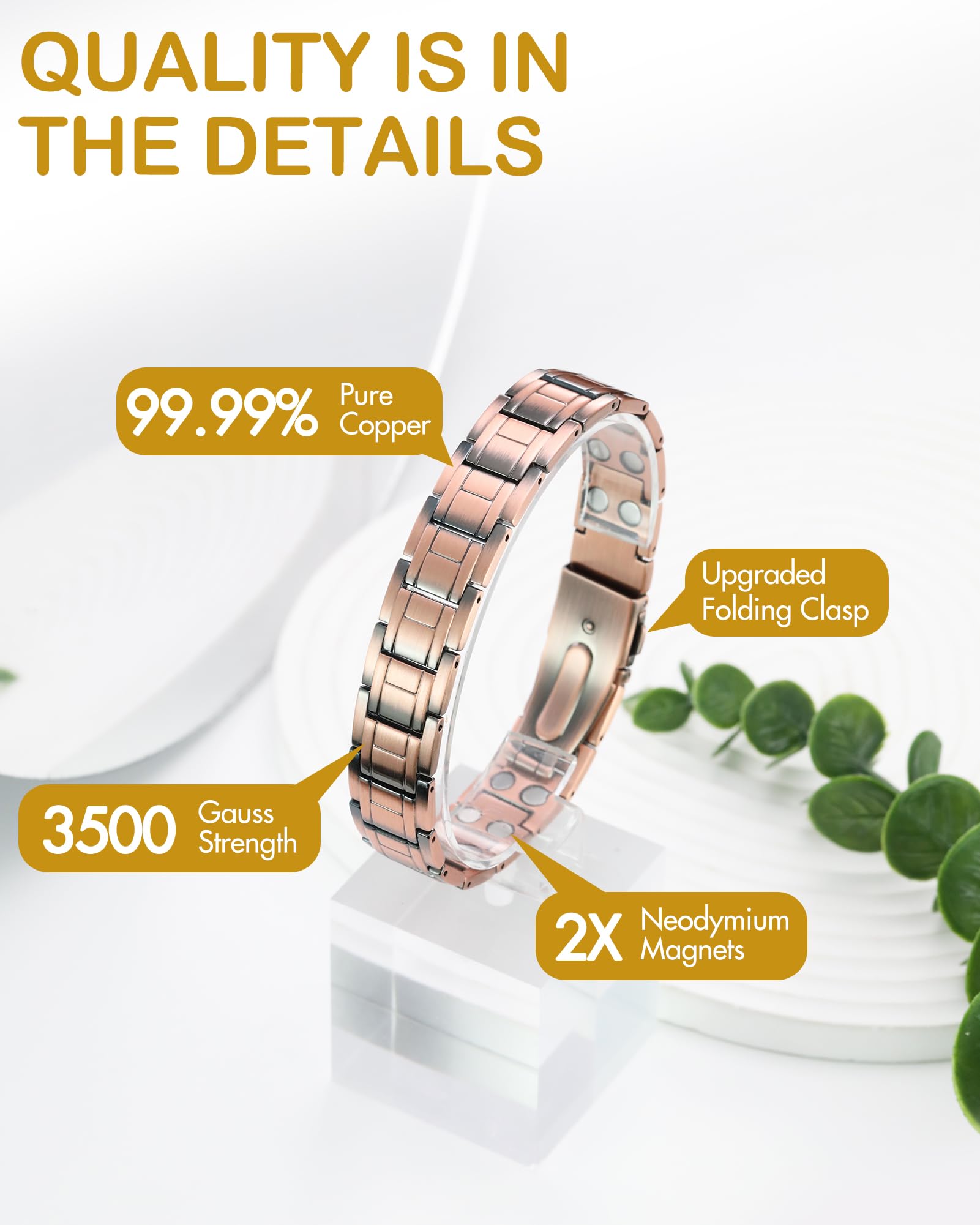 Feraco bracelet-cuivre-design-epure : style discret et durable.
