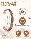 Feraco bracelet cuivre emballage cadeau élégant, impression réconfortante