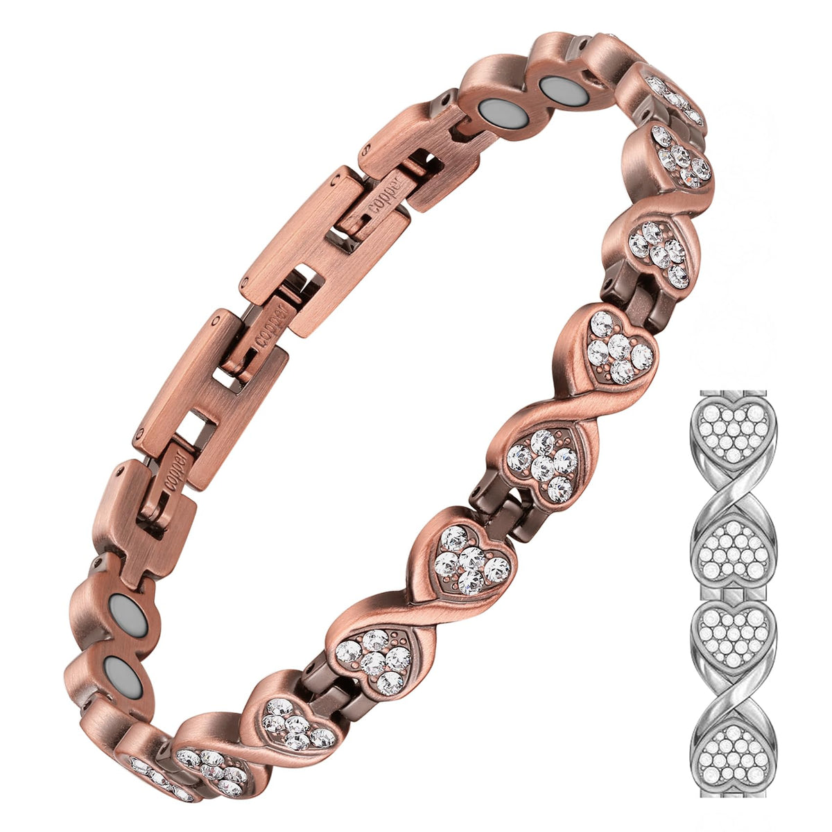 Feraco bracelet cuivre femme forge main, design élégant et durable pour le quotidien.