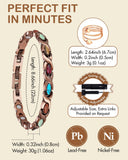 Feraco bracelet cuivre finition polie, look polyvalent et durable.