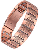 Feraco bracelet cuivre homme design Celtique pour un style affirmé au quotidien.