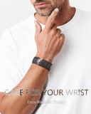 Feraco bracelet cuivre pour homme noir — détails design et finition soignée.