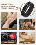 Feraco bracelet cuivre pour homme noir — emballage élégant comme cadeau.