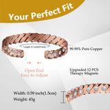 Feraco bracelet sans nickel, sans plomb et hypoallergénique.
