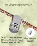 Feraco bracelet-cuivre avec infini et trèfle, zircon cubique pour brillance élégante.