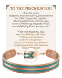 Feraco bracelet cuivre magnétique – 12 aimants, allure moderne au quotidien.