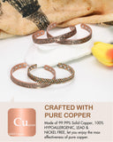 Feraco bracelet cuivre magnétique, design léger et chic pour toutes les occasions.