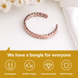 Feraco bracelet magnétique ajustable, ouverture facile sans outil.