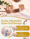Feraco bracelet cuivre motif arbre de vie, design intemporel et élégant