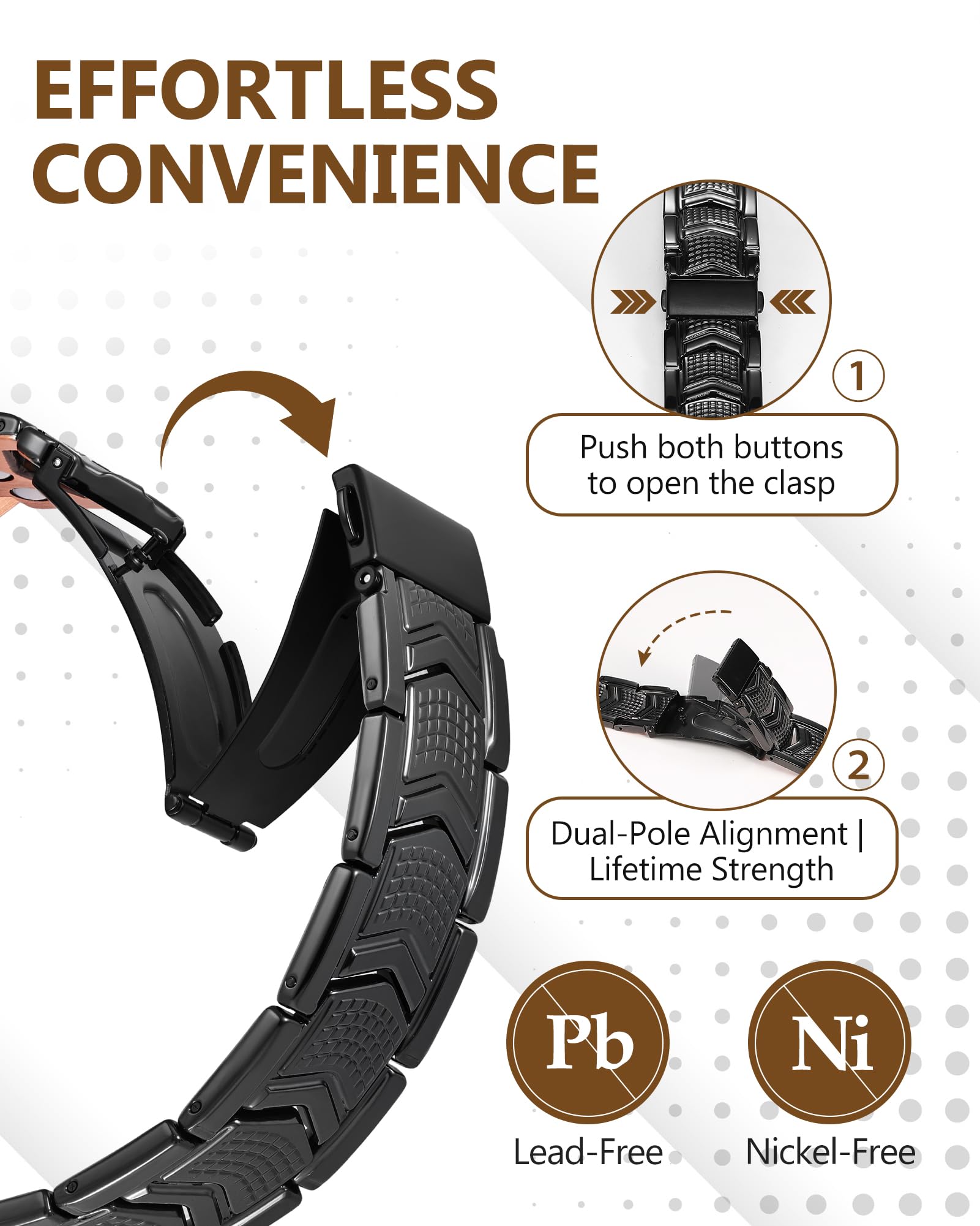 Bracelet Feraco porté au quotidien, complément moderne pour homme actif.