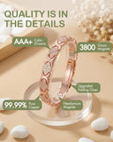 Feraco bracelet cuivre pur ajustable 20 cm, ajustement personnalisé.