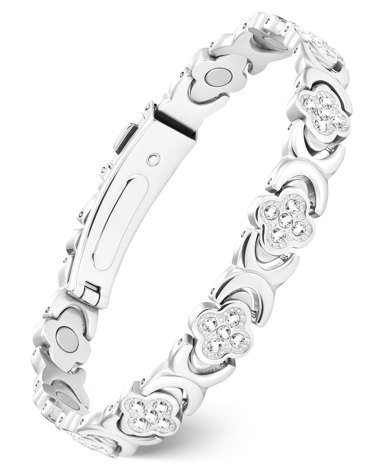 Bracelet Feraco en cuivre pur avec finition lustre pour le quotidien.