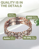 Feraco bracelet cuivre pur, longueur ajustable de 20,5 cm avec outil inclus.
