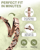 Feraco bracelet magnétique, aimants néodyme 3800 gauss pour une présence marquée.