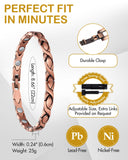 Outil de réglage inclus pour ajuster le bracelet Feraco cuivre pur.