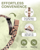 Feraco bracelet cuivre pur, étui cadeau et emballage prêt à offrir.