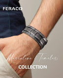 Emballage cadeau élégant, parfait pour offrir le bracelet Feraco cuivre.