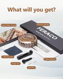 Cadre lifestyle montrant le bracelet Feraco dans un environnement masculin
