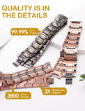 Feraco bracelet magnétique au design intemporel, accessoire polyvalent.