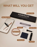 Feraco bracelet hypoallergénique cuivre pur – sans plomb ni nickel.