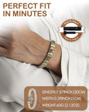 Feraco bracelet leger et confort, porté toute la journée.