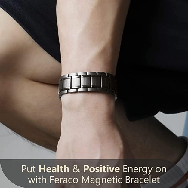 Feraco bracelet livré dans une boîte cadeau luxueuse, parfait comme présent.