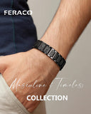 Feraco bracelet magnétique néodyme 46, soutien discret pour le bien-être quotidien