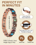 Magnets 3800 gauss intégrés dans le bracelet Feraco pour une énergie discrète.