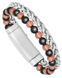 Feraco bracelet magnétique croix cuivre, style masculin élégant au quotidien